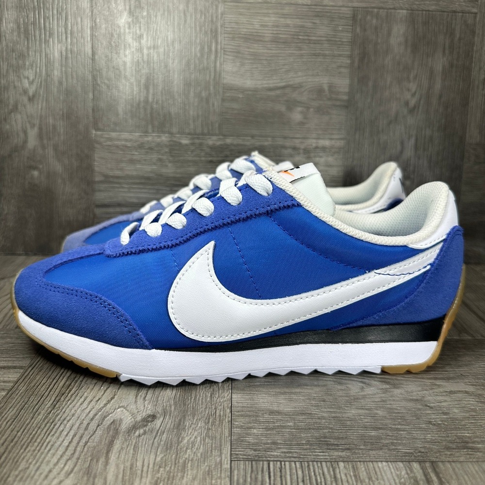 Nike Pacific Sneakers Women 6 Blue Nylon Suede Gum Sole Retro NEW HM4771-401 - Picture 2 of 8